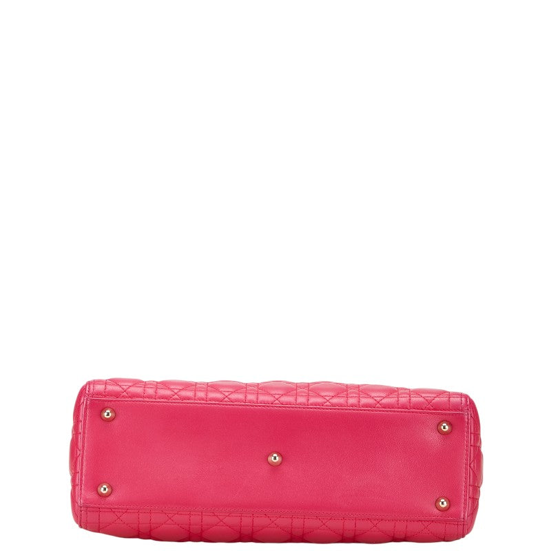 Dior Lady Dior Cannage Leather 2way Bag