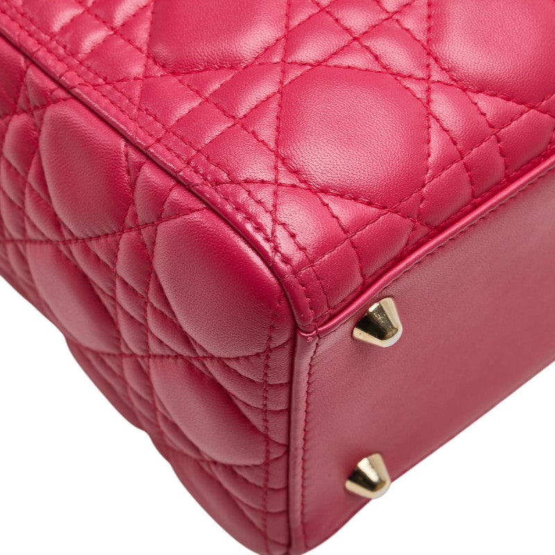 Dior Lady Dior Cannage Leather 2way Bag