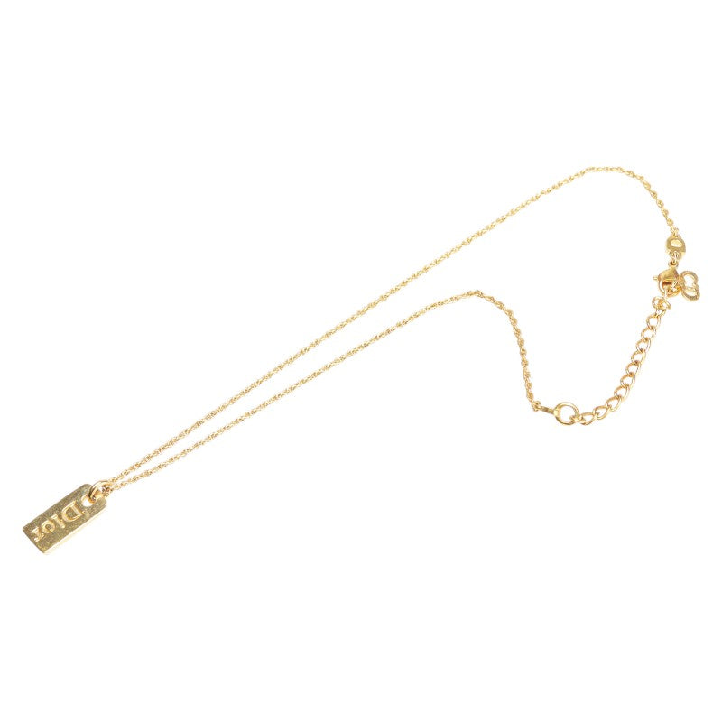Dior Dior Logo Plate Necklace