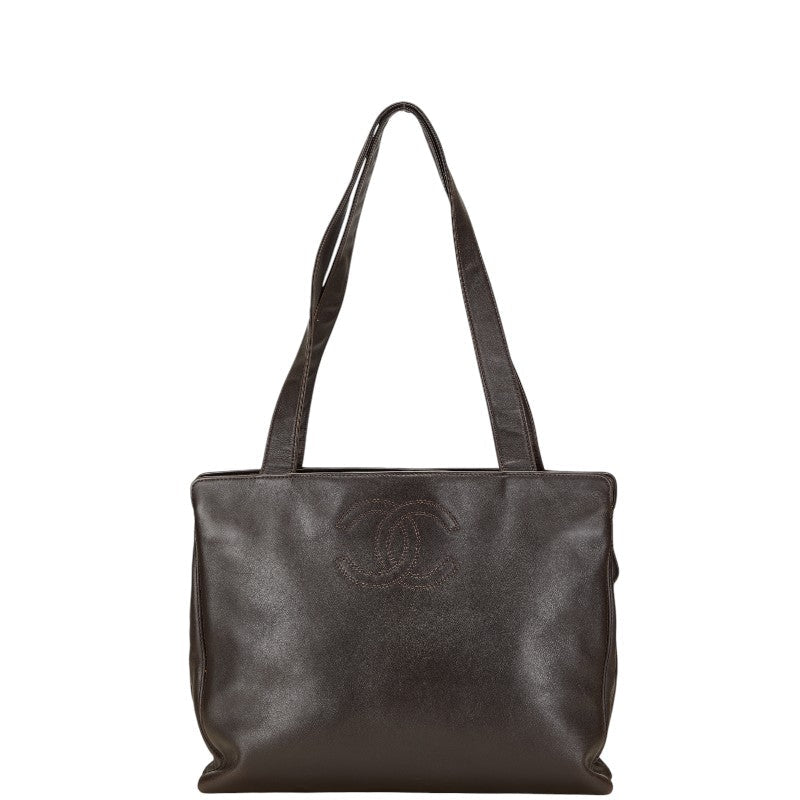 Chanel Coco Mark Lambskin Tote Bag