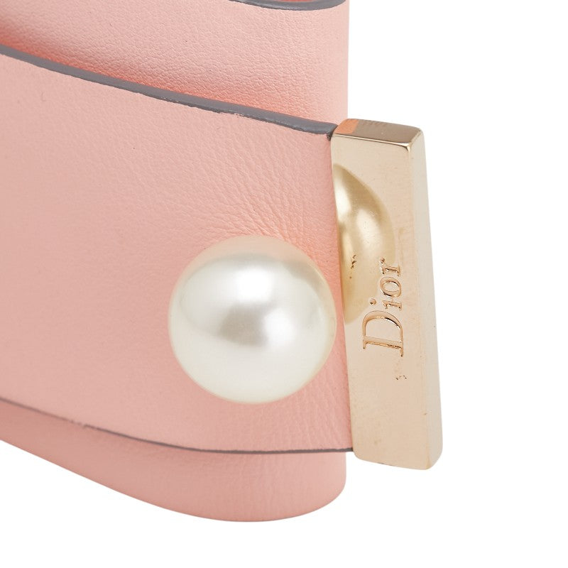 Dior Leather Pearl Bracelet