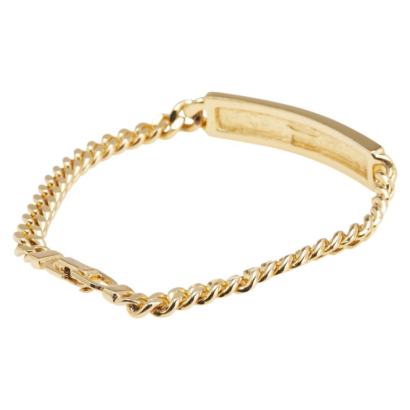Dior CD Logo Plate Chain Bracelet