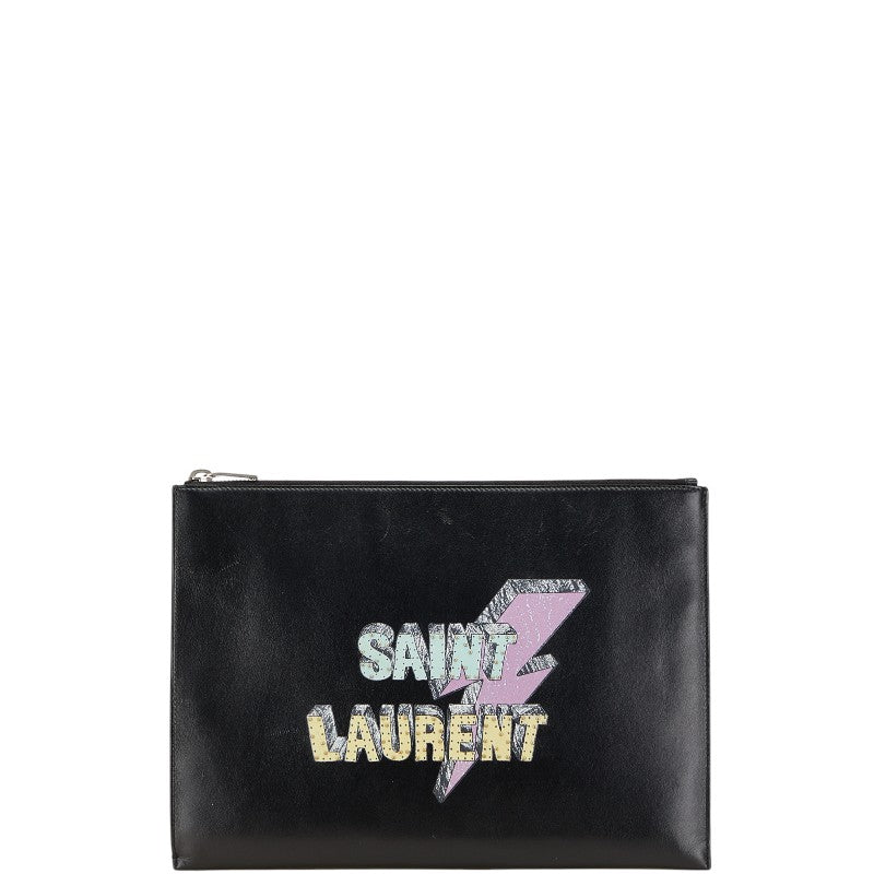 Saint Laurent Leather Tablet Clutch