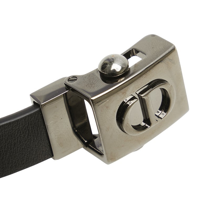 Dior CD Logo Studs Leather Belt