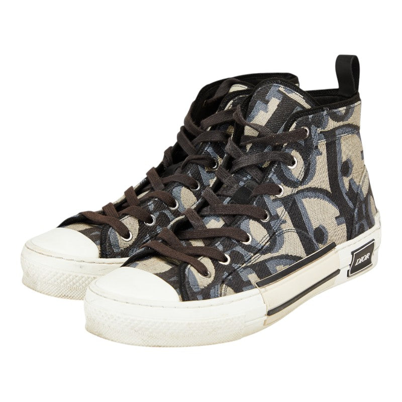 Dior B23 Oblique Canvas High Top Sneakers