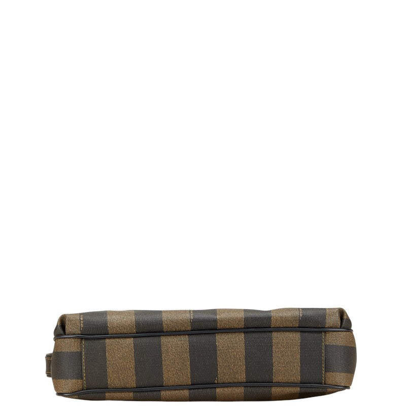 Fendi Pequin PVC Leather Shoulder Bag