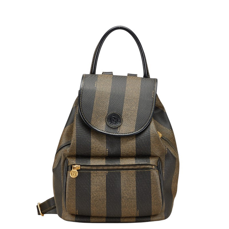 Fendi Pequin PVC Leather Backpack