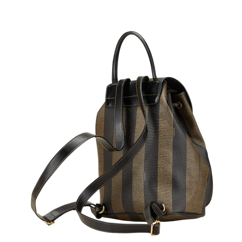 Fendi Pequin PVC Leather Backpack