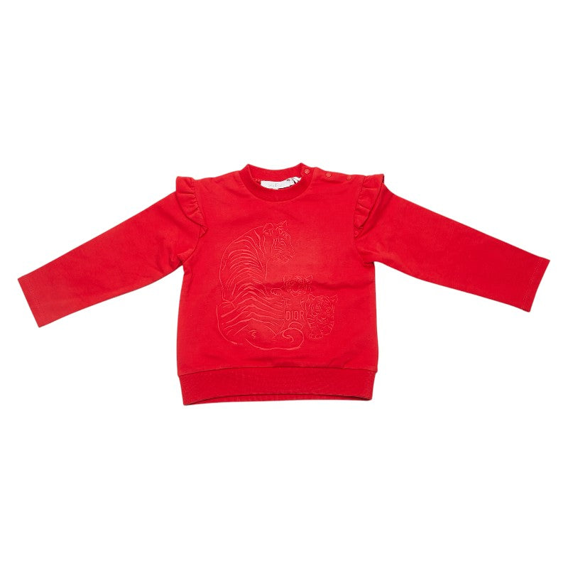 Dior Baby Dior Tiger Cotton Polyurethane Top