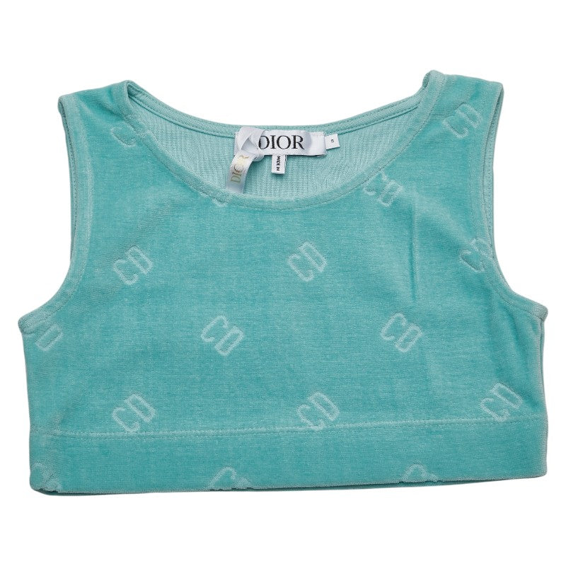 Dior CD Cotton Cropped Tank Top