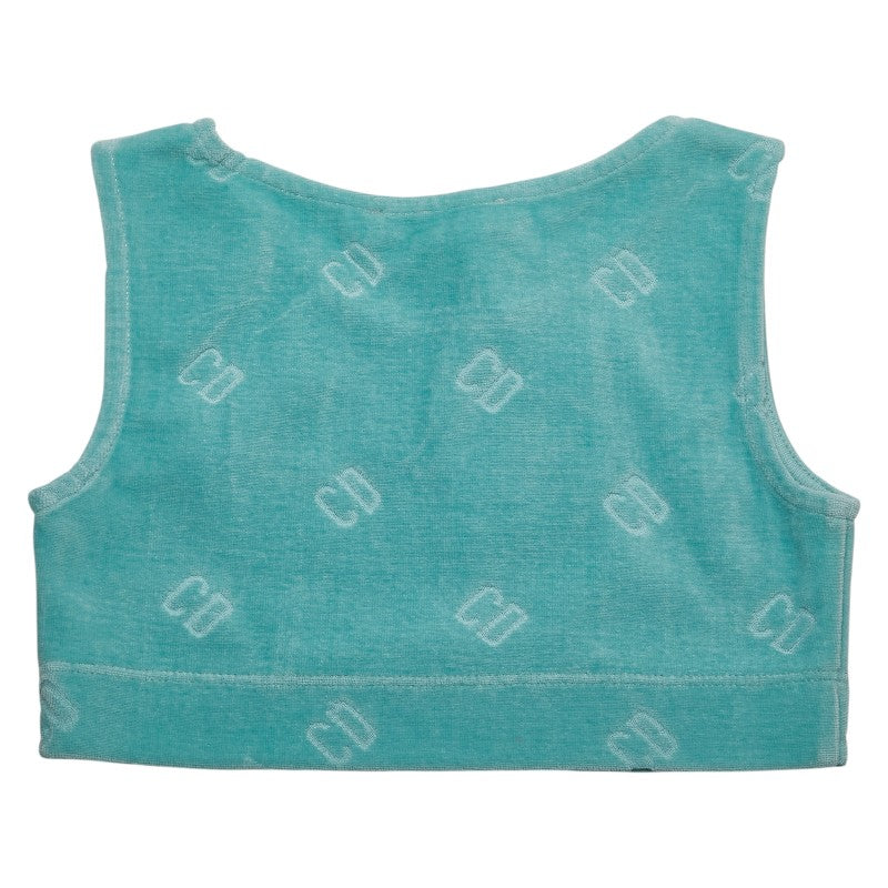 Dior CD Cotton Cropped Tank Top