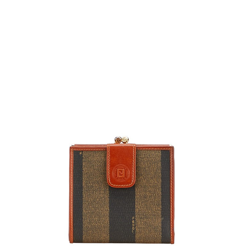 Fendi Pequin PVC Leather Wallet