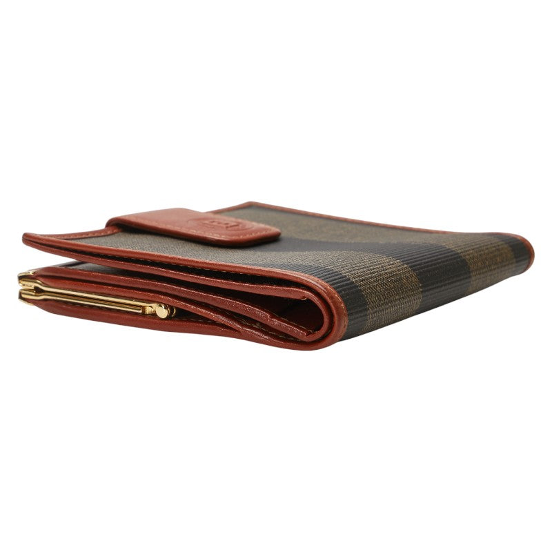 Fendi Pequin PVC Leather Wallet