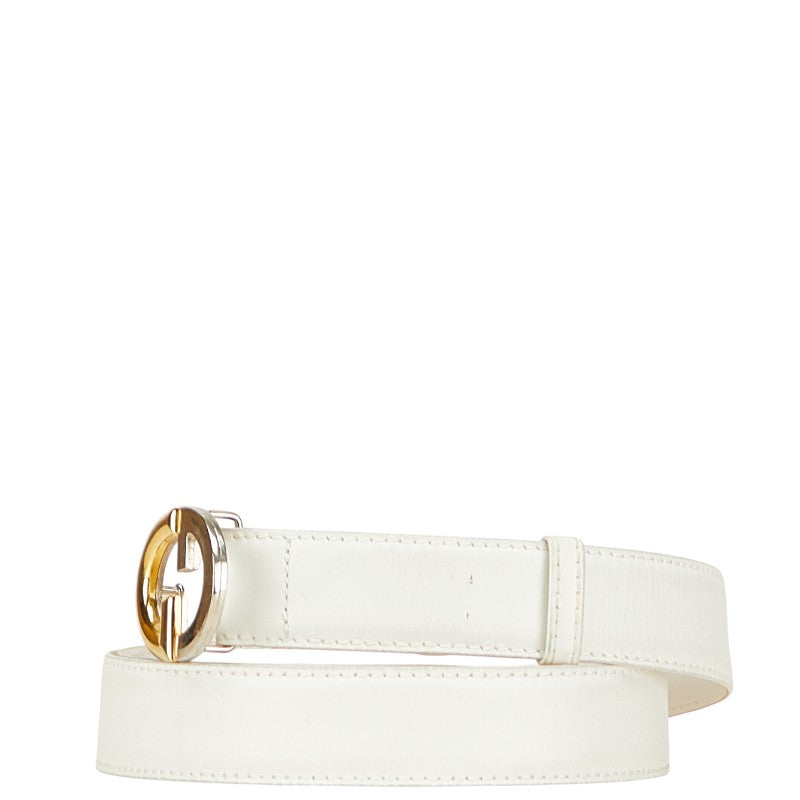Gucci Old Gucci Leather Belt