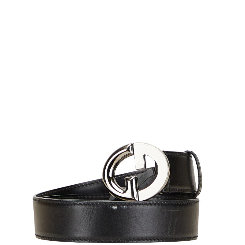 Gucci GG Buckle Leather Belt