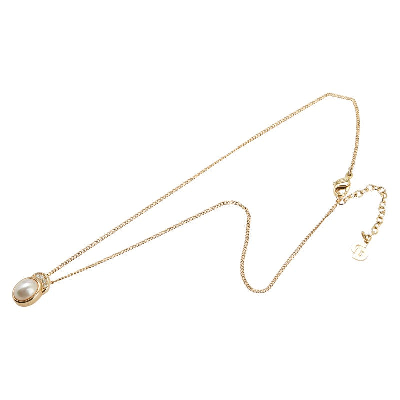 Dior Pearl Rhinestone Necklace