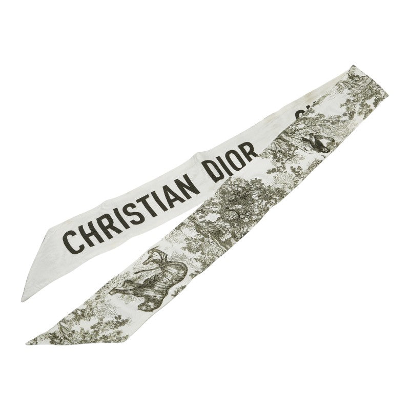 Dior Mitzah Toile de Jouy Silk Scarf