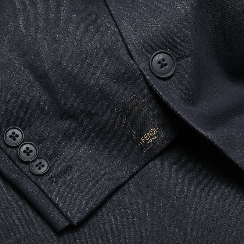Fendi FF0652 Denim Coat