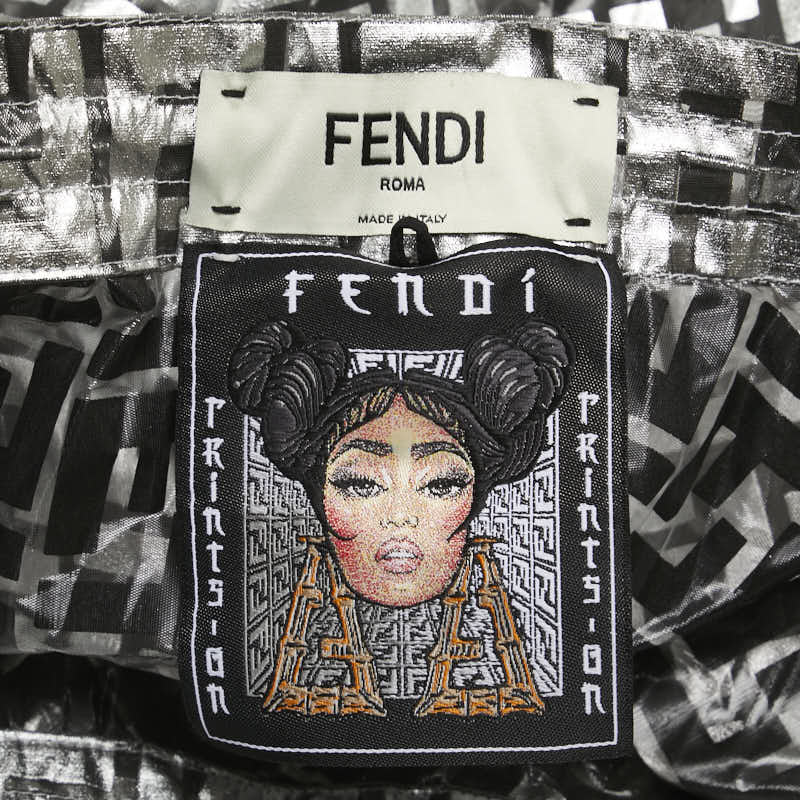 Fendi × Nicki Minaj Zucca Nylon Skirt