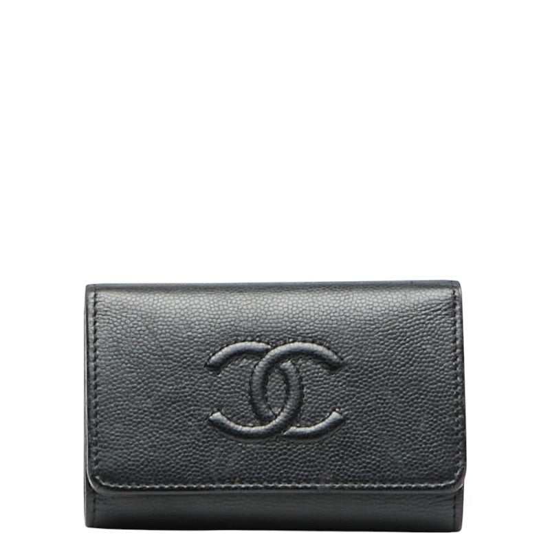 Chanel Coco Mark Caviar Key Case