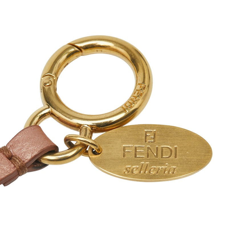 Fendi Pompon Charm Fur Leather Bag Charm