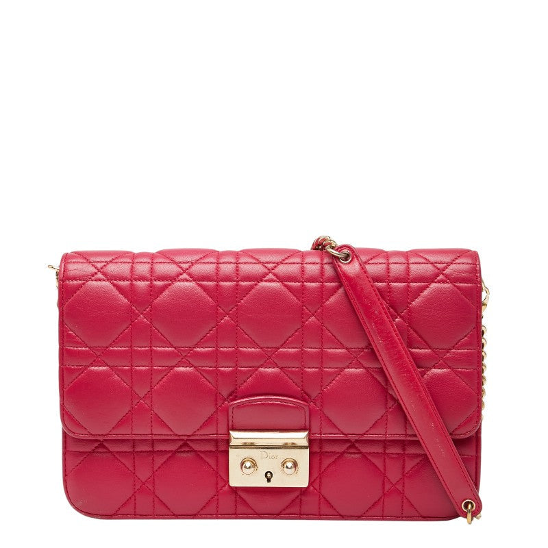 Dior Cannage Leather Shoulder Bag