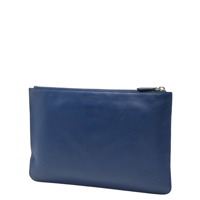 Fendi Bag Bugs Monster Leather Clutch Bag