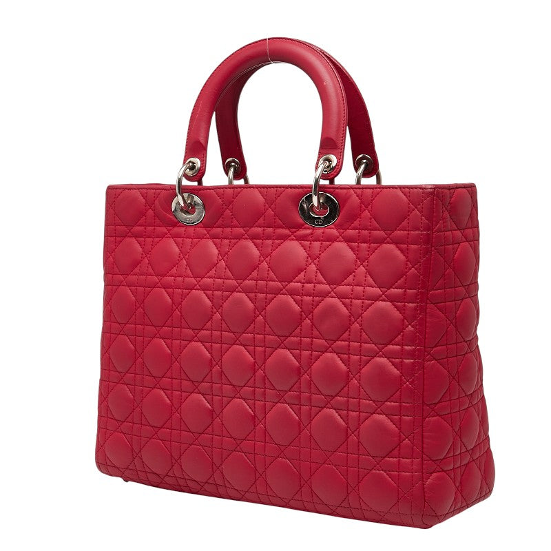 Dior Lady Dior Cannage Leather 2way Bag