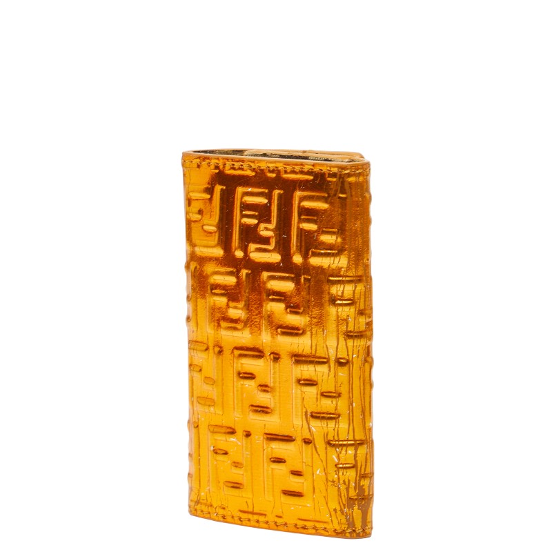 Fendi Zucchino Leather Key Case