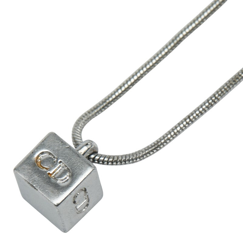 Dior CD Logo Cube Necklace