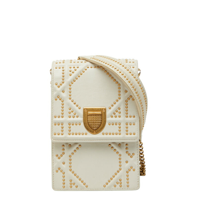 Dior Diorama Leather Shoulder Bag