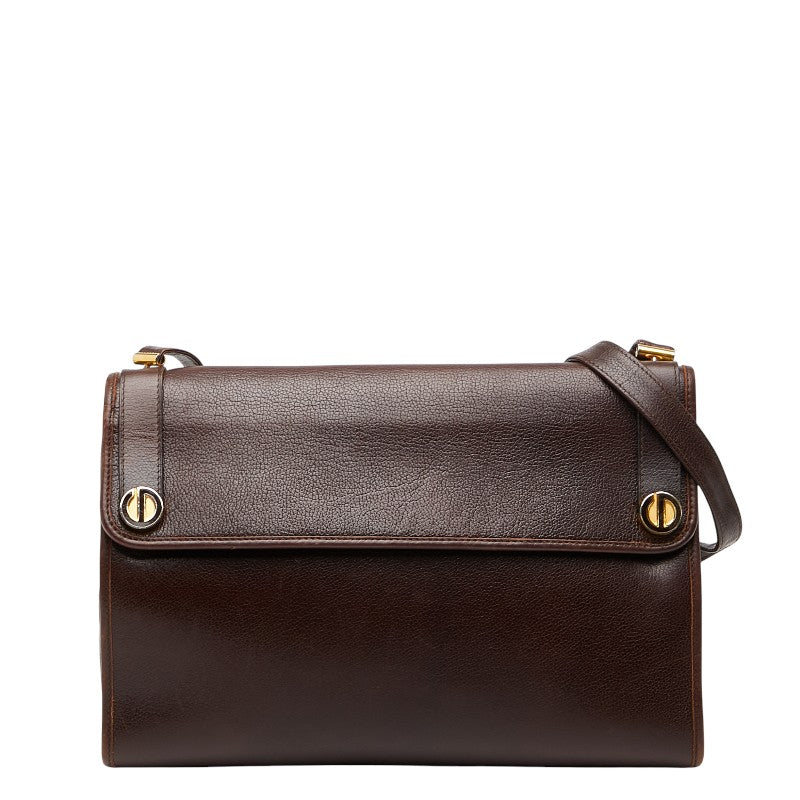 Dior CD Logo Leather Shoulder Bag