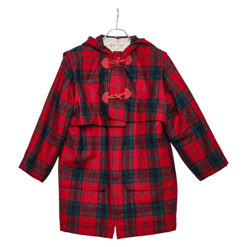 Dior Check Wool Coat