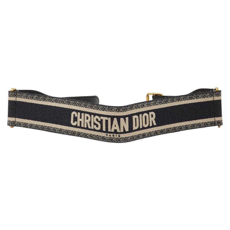 Dior Oblique Canvas Leather Belt