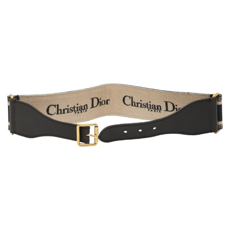 Dior Oblique Canvas Leather Belt