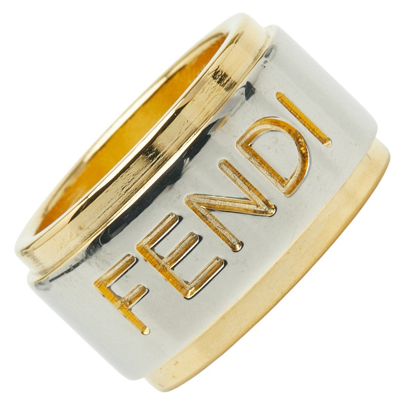 Fendi Logo Metal Scarf Ring