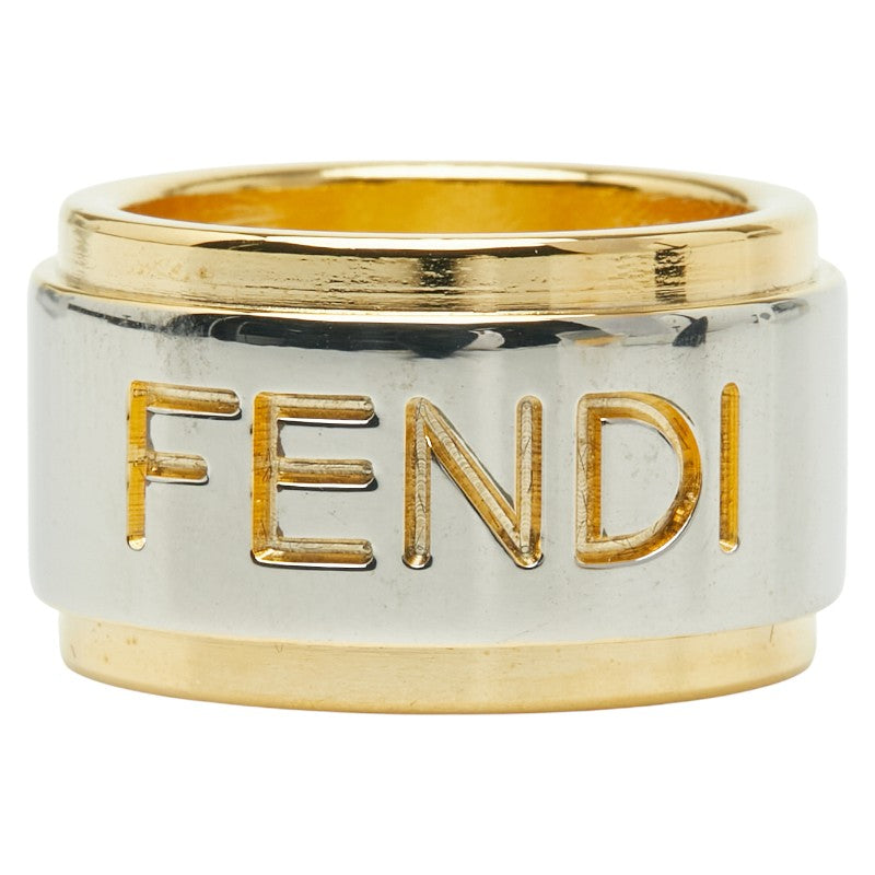 Fendi Logo Metal Scarf Ring