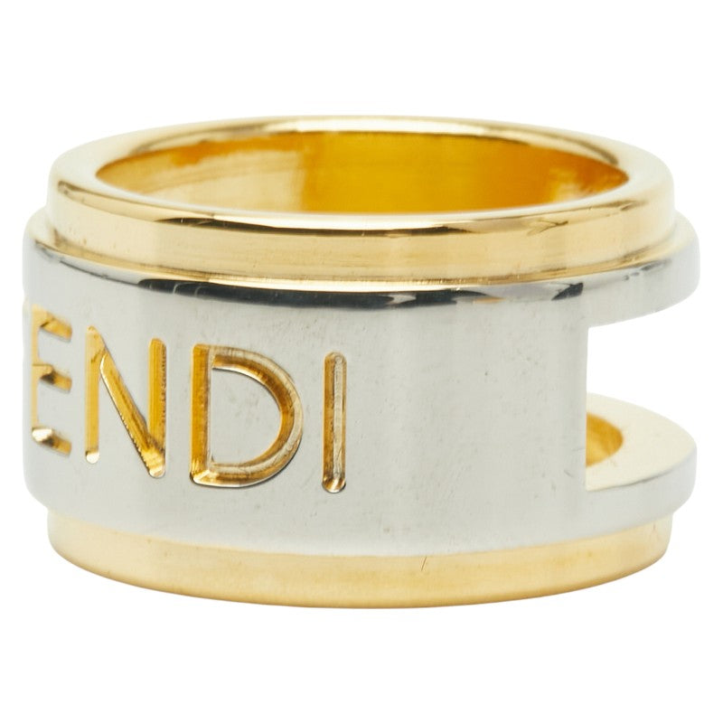 Fendi Logo Metal Scarf Ring