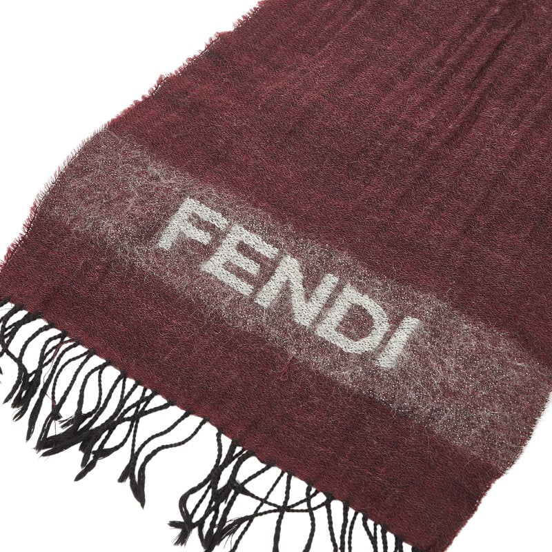 Fendi Logo Wool Scarf