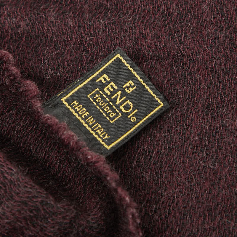 Fendi Logo Wool Scarf