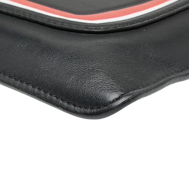 Fendi Monster Bugs Eye Leather Clutch Bag