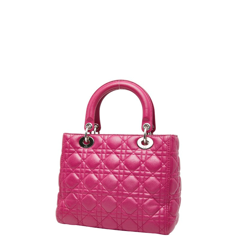 Dior Lady Dior Cannage Leather 2way Bag