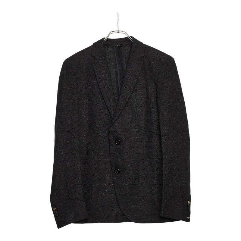 Fendi 2B Linen Cotton Tailored Jacket