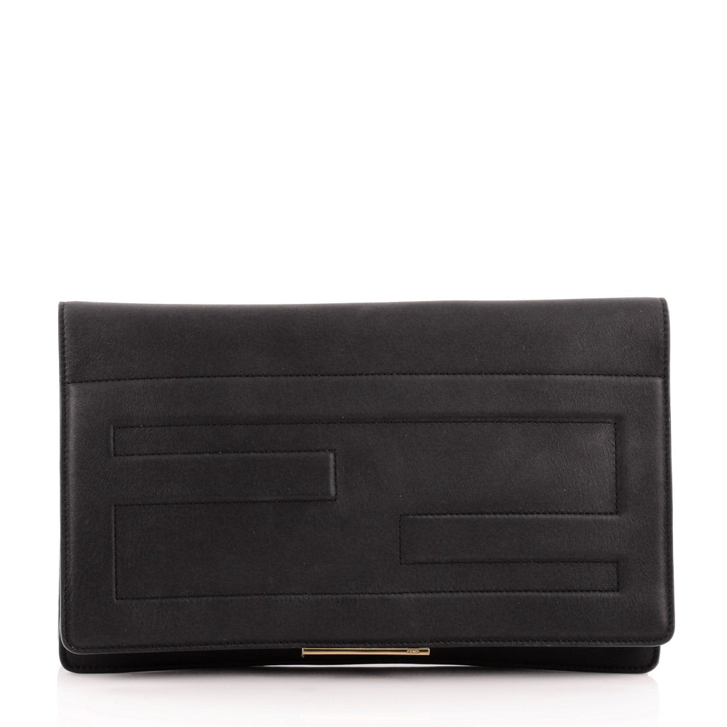 Tube Macro Clutch Leather
