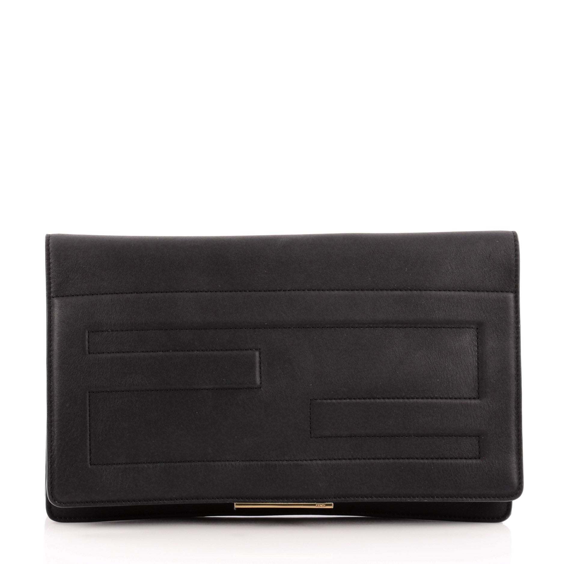 Tube Macro Clutch Leather