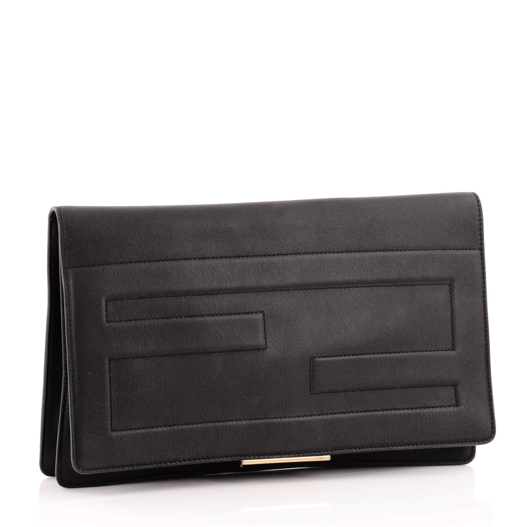 Tube Macro Clutch Leather