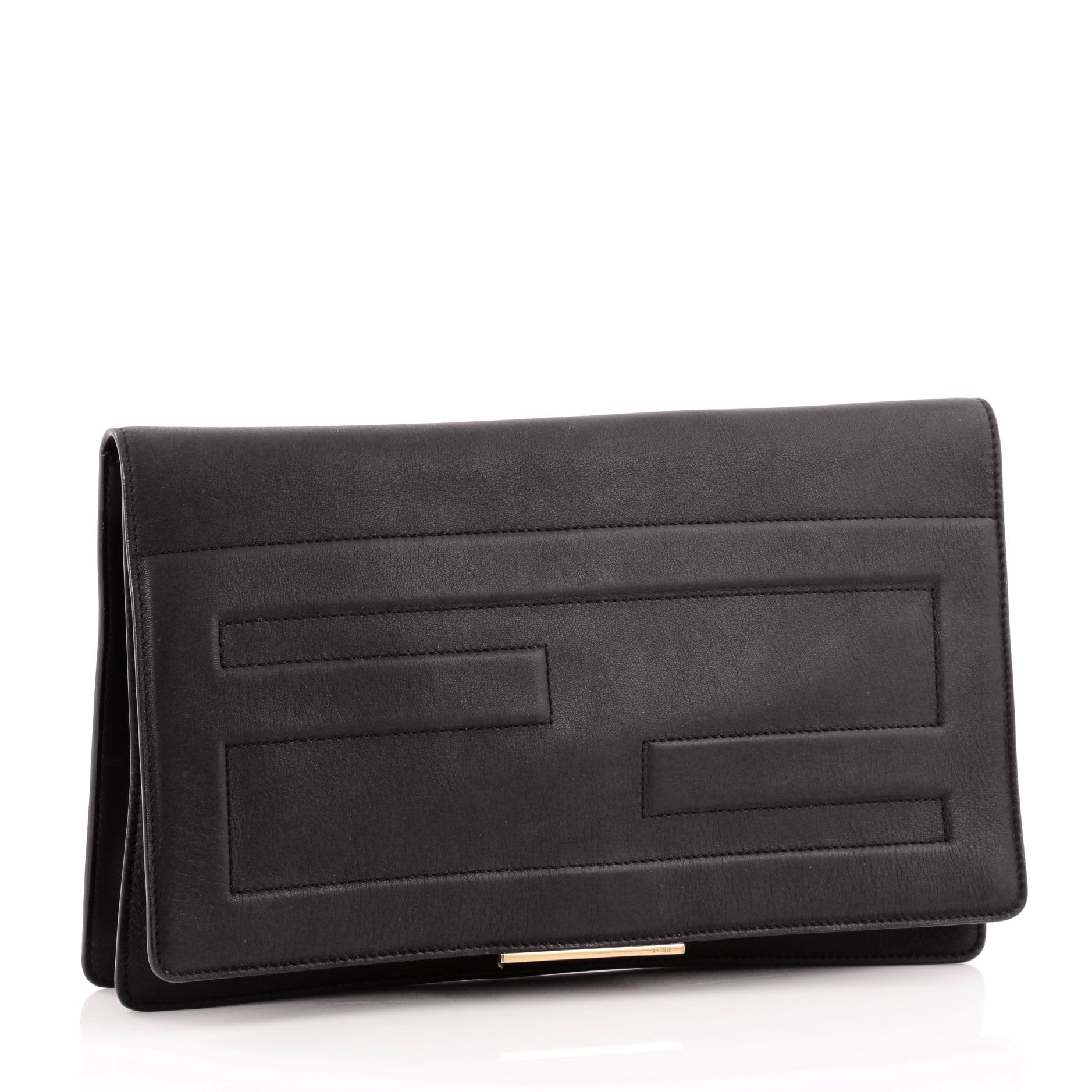 Tube Macro Clutch Leather