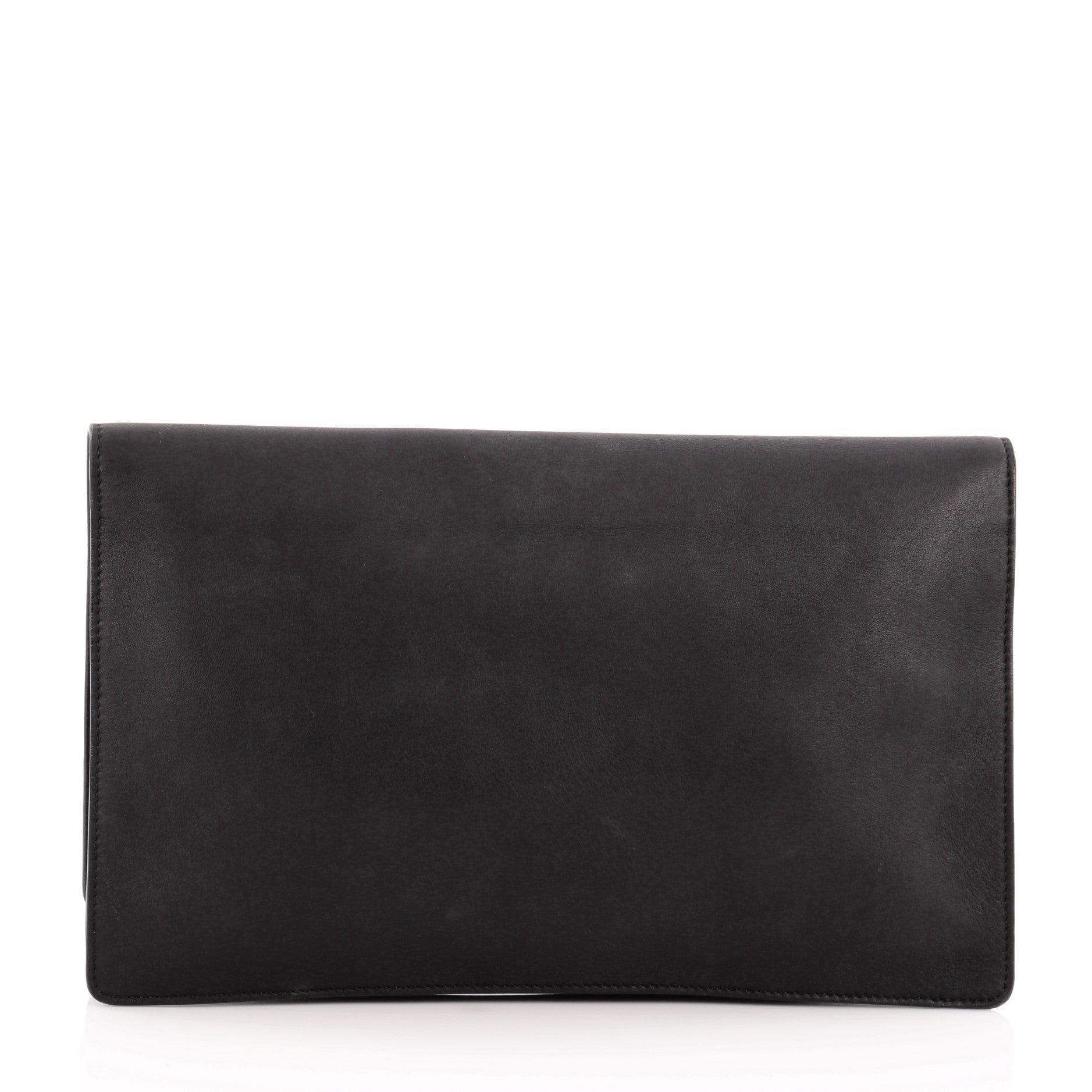Tube Macro Clutch Leather
