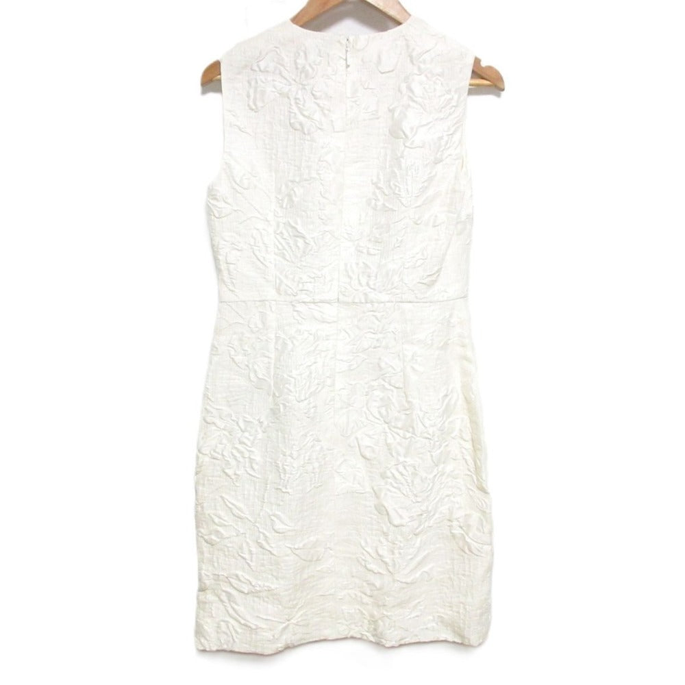 Fendi Mink Fur Corsage Jacquard Dress