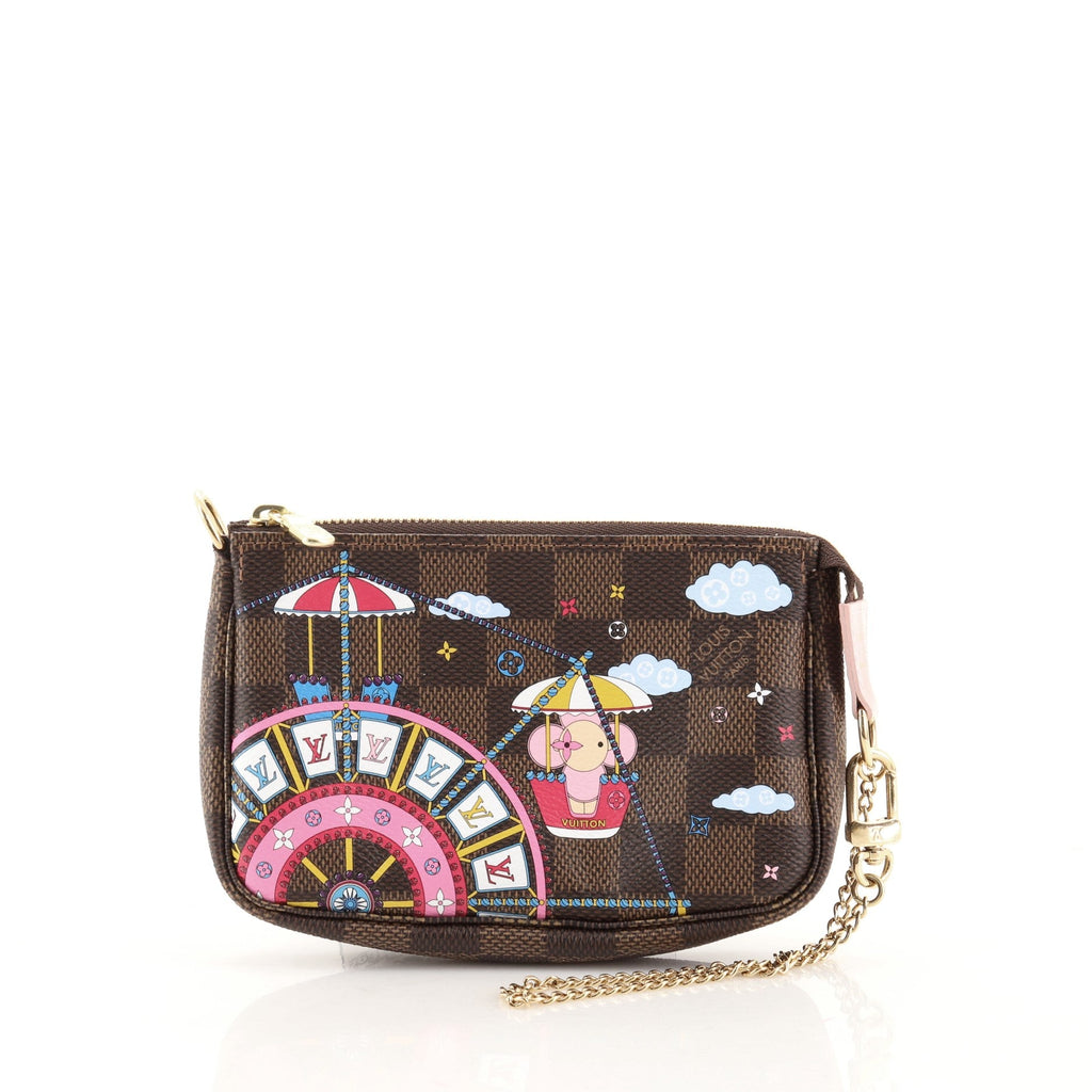Pochette Accessoires Limited Edition Vivienne Xmas Damier Mini